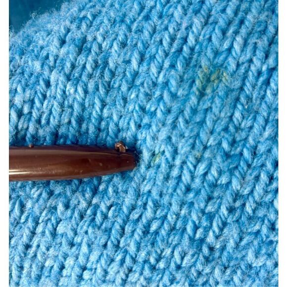 Vintage Handmade Knitted Lined Stag Deer Sweater - Picture 11 of 11